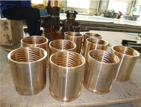 QAL9-4 Cast Bronze Bushings ZCuAl9Fe4 Copper Gear Parts